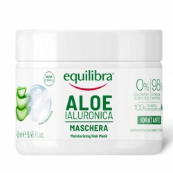 Equilibra Aloe Nawilżająca Maska do włosów z aloesem i kwasem hialuronowym, 450ml