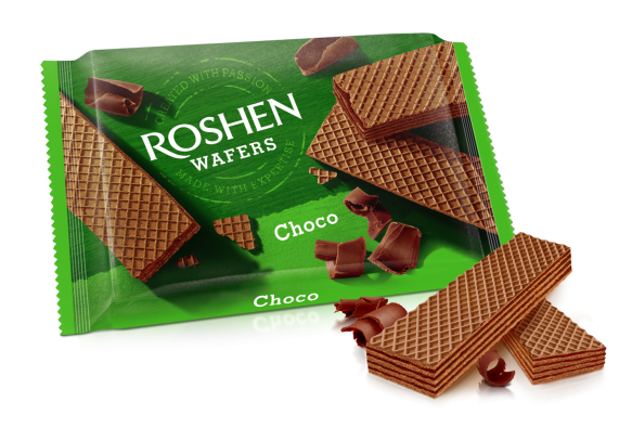 Wafelki Czekoladowe Roshen Wafers Cocoa, 72g