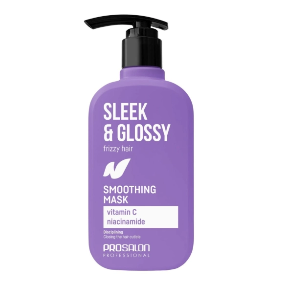 PROSALON Sleek&amp;Glossy Wygładzająca maska do włosów 375 ml