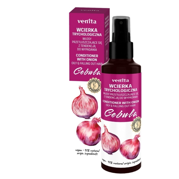 VENITA Trichological Formula Wcierka trychologiczna Cebula - do włosów przetłuszczających się z tendencją do wypadania 100ml