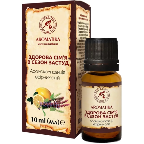 Healthy Family in the Season of Colds, Essential Oil Blend, Aromatika