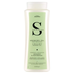 JOANNA Sensual Kremowy Żel pod prysznic - Konopie & Panthenol 500ml