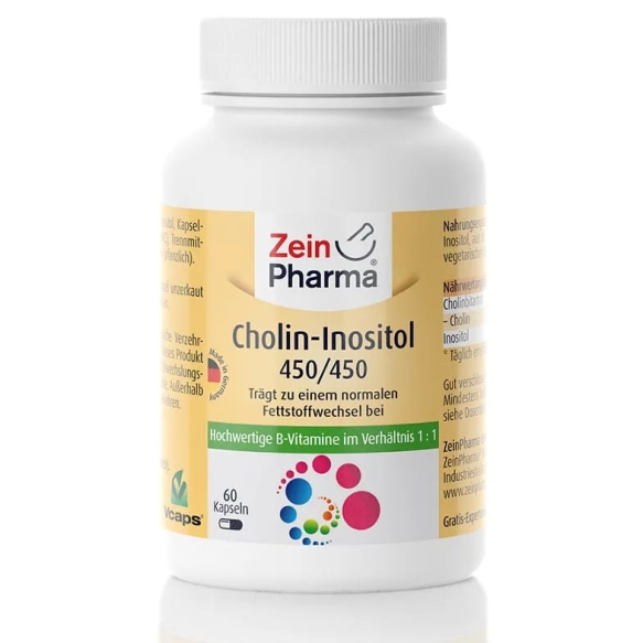 Choline-Inositol 450/450 mg, Zein Pharma, 60 capsules