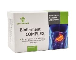 Bio Enzymy Trawienne, Papaina, Pankreatyna, Bromelaina, Elit-Pharm, 50 tabletek