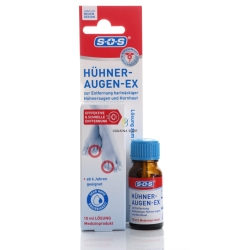 SOS Środek do Usuwania Modzeli i Kurzajek, Hühneraugen-EX, 10ml