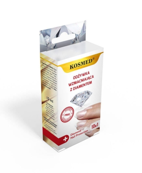KOSMED Odżywka do paznokci wzmacniająca z diamentem 10 ml