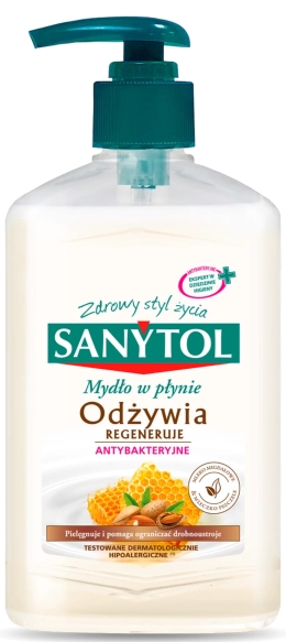 Mydło w Płynie Antybakteryjne Odżywia, Sanytol 250ml