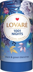 Mieszanka Czarnej i Zielonej Herbaty z Owocami i Płatkami Kwiatów Lovare 1001 Night, 80g