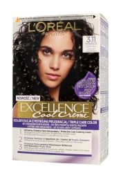 LOREAL Excellence Cool Creme Krem koloryzujący 3.11 Ultrapopielaty Ciemny Brąz 1op.