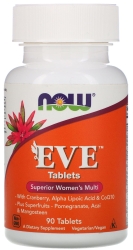 EVE Multiwitaminy dla Kobiet, NOW Foods, 90 tabletek