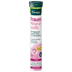 Kneipp Effervescent Tablets for Women with Iron, Iodine and Folic Acid, 15 tablets