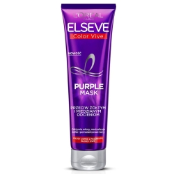 LOREAL ELSEVE Color-Vive Purple Maska do włosów przeciw żółtym i miedzianym odcieniom 150 ml