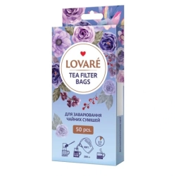 Filtry papierowe do herbaty, LOVARE, 50 sztuk