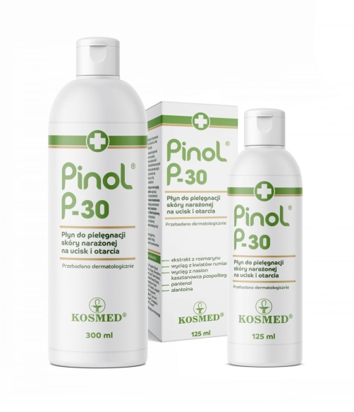 KOSMED Pinol P-30 Płyn do pielęgnacji skóry narażonej na ucisk i otarcia 300ml