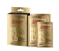 FARMONA Jantar Kuracja na gorąco z esencją bursztynową do włosów suchych i łamliwych  20ml+20ml+10ml