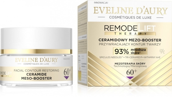 EVELINE D`AURY  Remodelift Therapy Ceramidowy Mezo-Booster przywracający kontur twarzy 60+ na dzień i noc 50 ml