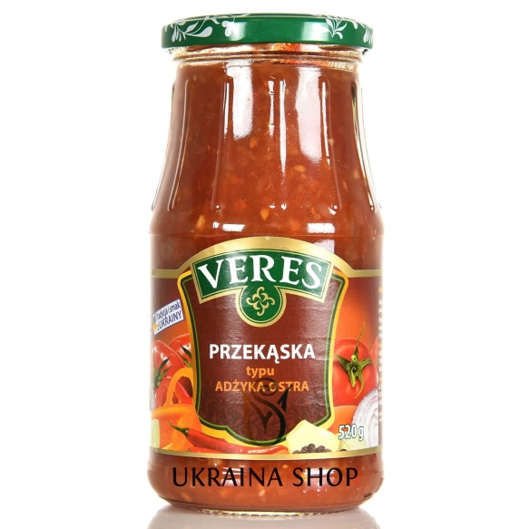Spicy Adjika Sauce Veres, 500g