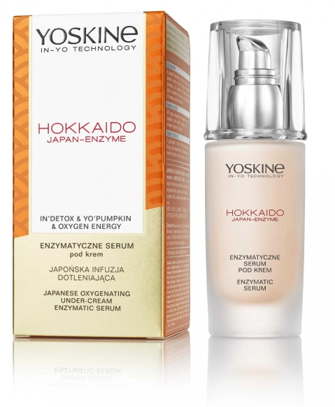 YOSKINE Hokkaido Japan-Enzyme Serum przeciwzmarszczkowe z peptydami i enzymami dyni 30 ml