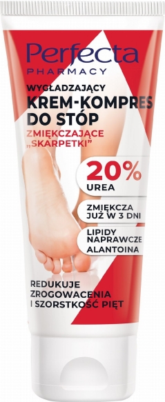 PERFECTA Wygładzający krem-kompres do stóp - Zmiękczające Skarpetki 20% Urea 80 ml