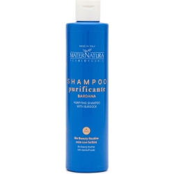 Oczyszczający szampon do skóry głowy z łupieżem, Łopian, MaterNatura
