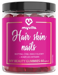 Naturalne Żelki Włosy Skóra Paznokcie, MyVita Hair Nails Skin