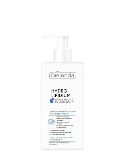 BIELENDA Hydro Lipidium Barierowy balsam do ciała nawilżająco - kojący 300 ml