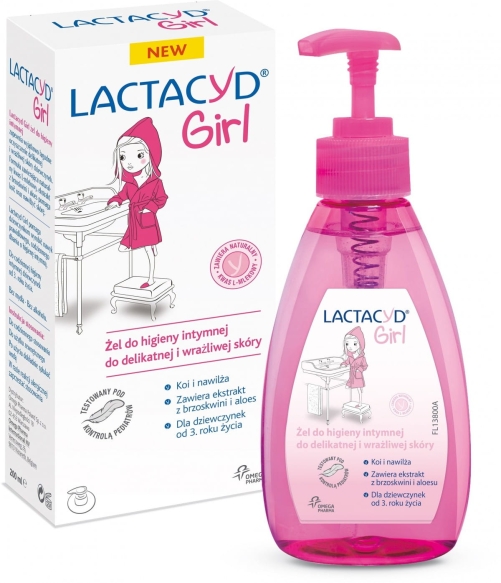 LACTACYD Girl Żel do higieny intymnej dla dziewczynek 200 ml