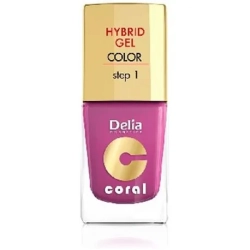 Delia Cosmetics Coral Hybrid Gel Emalia do paznokci nr 21 fuksja 11ml