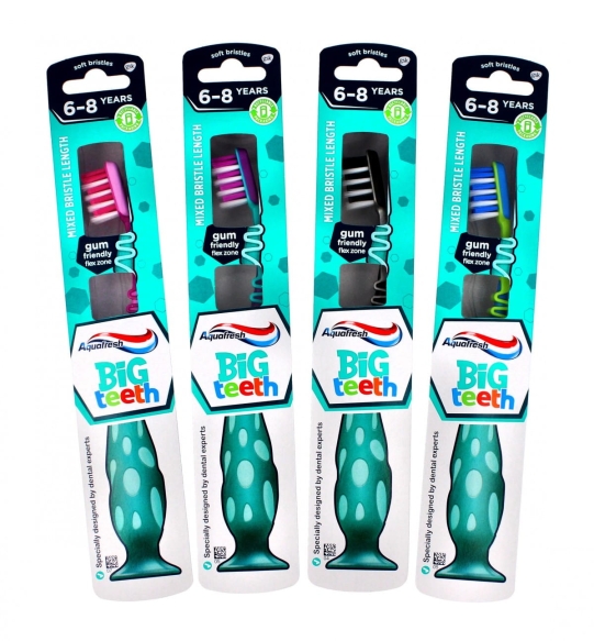 GSK AQUAFRESH Szczoteczka dla dzieci Big Teeth TB&amp;