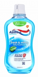 AQUAFRESH Triple Protection Płyn do płukania jamy ustnej  Fresh & Minty 500 ml