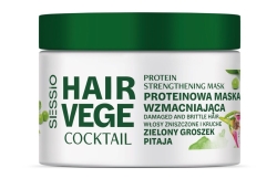 CHANTAL Sessio Hair Vege Proteinowa maska wzmacniająca - Zielony Groszek i Pitaja 250 ml