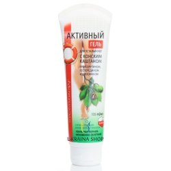 Active Chestnut Gel for Tired and Heavy Legs, Dr. Retter, 135 ml