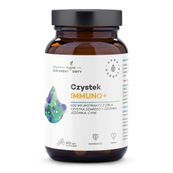 Cistus Immuno+ Herbal Immune Supplement with Garlic, Echinacea & Zinc, Aura Herbals, 60 Capsules