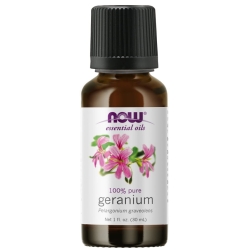 Olejek Eteryczny Geraniowy, z Pelargonii, Now Foods, 30ml