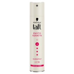 TAFT Phyto Keratin Lakier do włosów z keratyną 4 Supermocny 250 ml