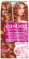 LOREAL Casting Creme Gloss Krem koloryzujący nr 645  Bursztyn