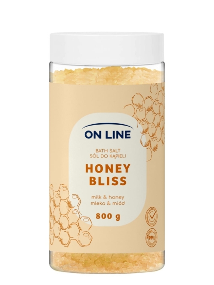 ON LINE Sól do kąpieli Honey Bliss 800 g