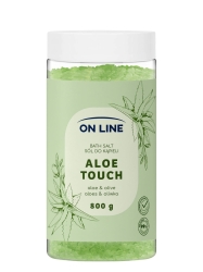 ON LINE Sól do kąpieli Aloe Touch 800 g