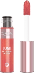 LOREAL Lumi Le Liquid Blush Róż do policzków w płynie 625 Glowy Gold Pink 10ml