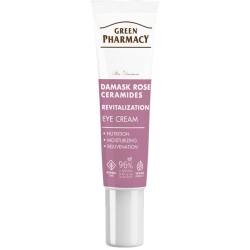 Róża damasceńska + Ceramidy Krem do skóry wokół oczu, Green Pharmacy, 15ml