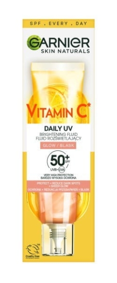 GARNIER Skin Naturals Fluid rozświetlający Vitamin C Daily UV SPF50+ - Glow 40ml