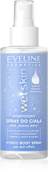 EVELINE Wet Skin Hybrydowy Spray do ciała - efekt "mokrej skóry" 150 ml