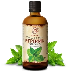 Organiczny Olejek Eteryczny z Mięty Pieprzowej, Aromatika, 100ml