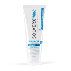 SOLVERX Atopic Skin Szampon do włosów - pielęgnujący i przeciwzapalny 250ml