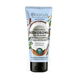 BARWA Naturalna Odżywka intensywnie nawilżająca do włosów Kokosowa 200 ml