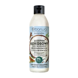BARWA Naturalna Szampon intensywnie nawilżający do włosów Kokosowy 300 ml