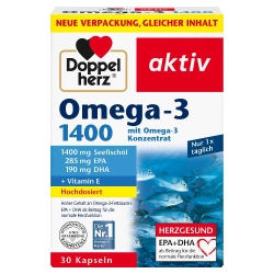Омега-3 1400, Доппельгерц, 30 капсул
