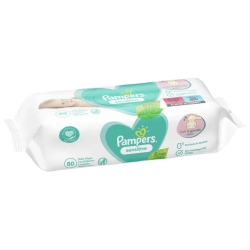 Chusteczki nawilżane Pampers Sensitive , 80 sztuk