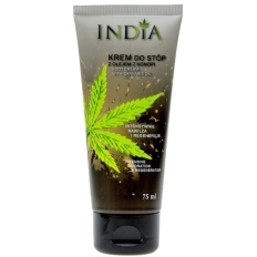 Защитный Крем для Ног с Конопляным Маслом, India Cosmetics, 75мл