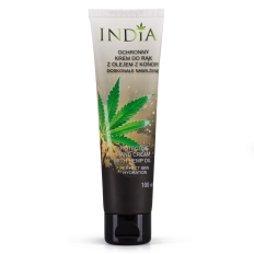 Защитный Крем для Рук с Конопляным Маслом, India Cosmetics, 100мл